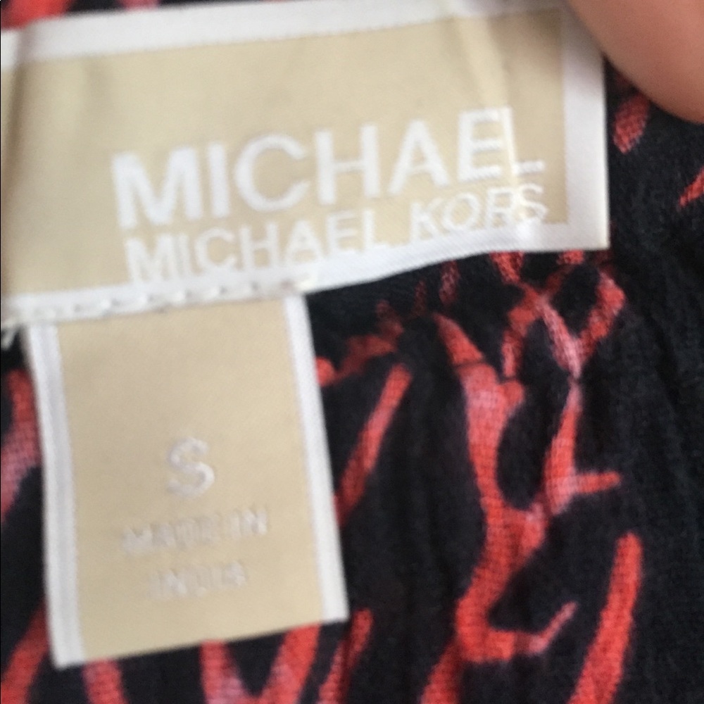 Michael Kors peasant top. Off shoulder trendy design. - Picture 2 of 3